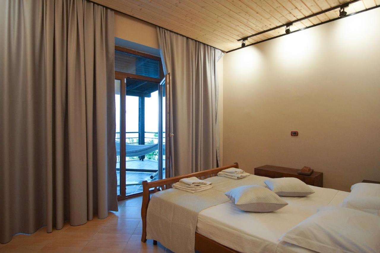 Seaside Duplex Stone Villa Qeparo Exterior foto