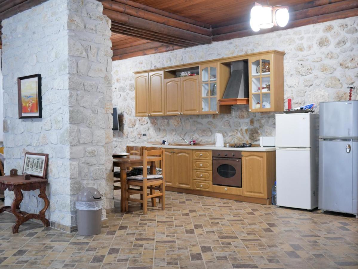 Seaside Duplex Stone Villa Qeparo Exterior foto