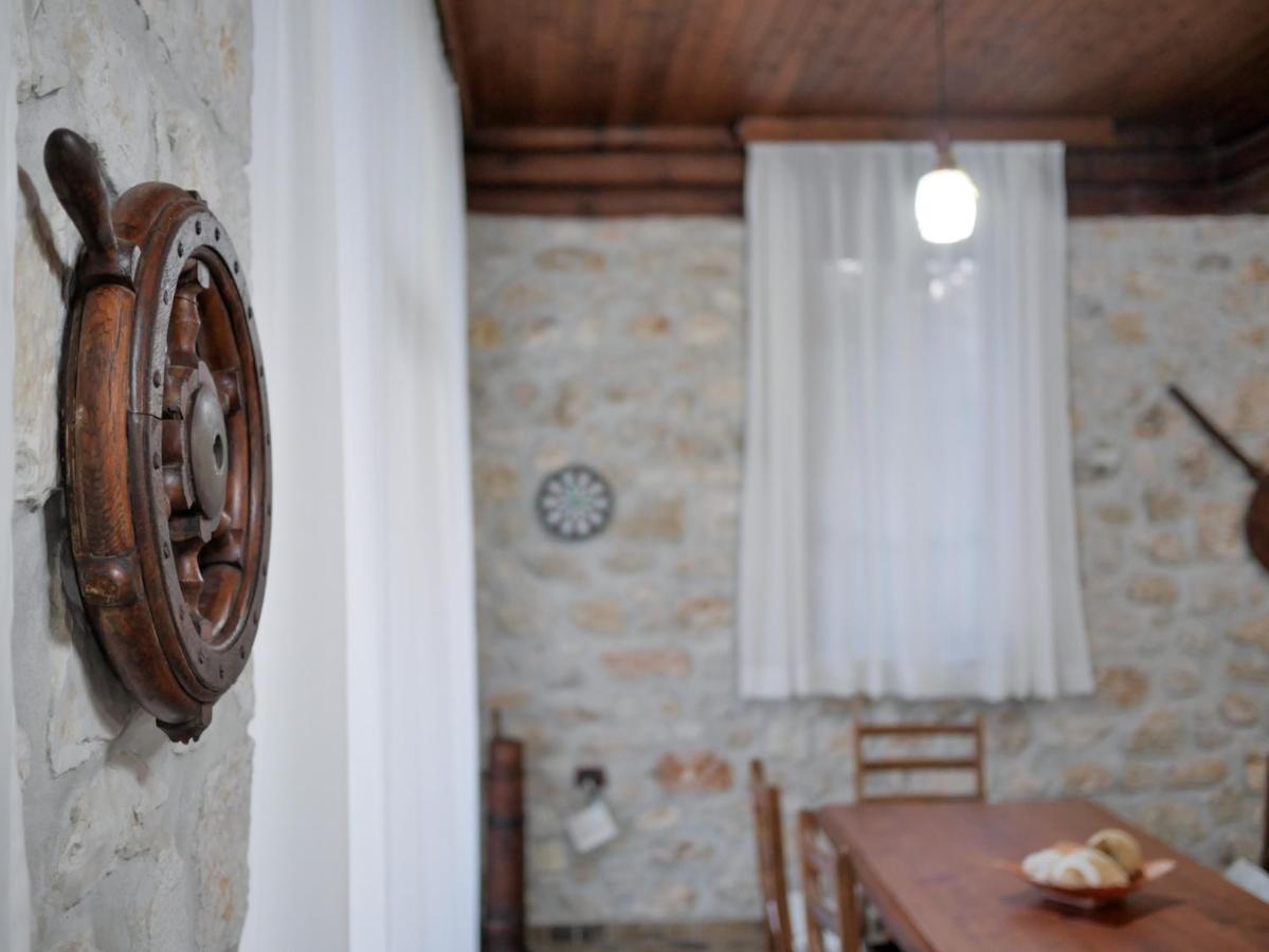 Seaside Duplex Stone Villa Qeparo Exterior foto